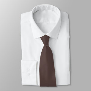 Trendig Mörk Mocha Brun - Slipöver Slips