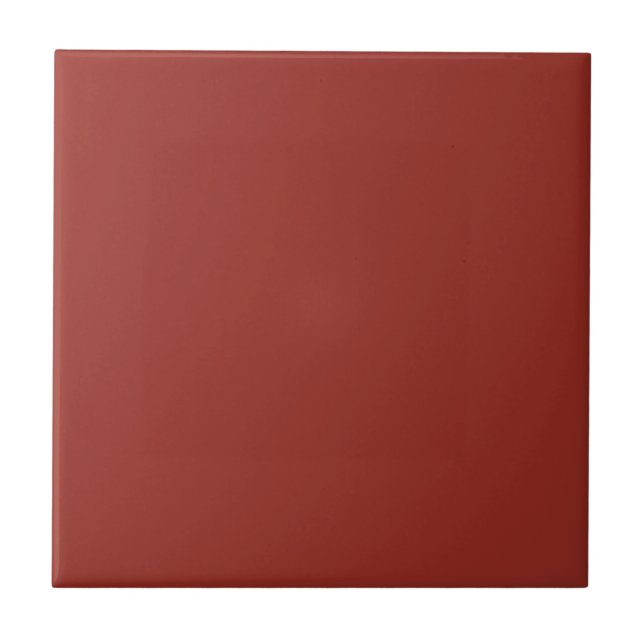Trendig Mörk Orange Red - keramik Tile Kakelplatta (Framsidan)