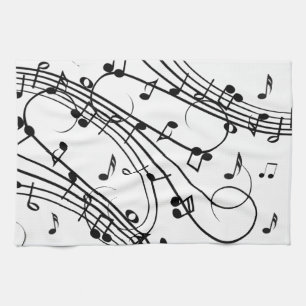 Trendig Music Design Kökshandduk