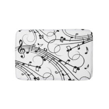 Trendig Music Design Shower Curtain