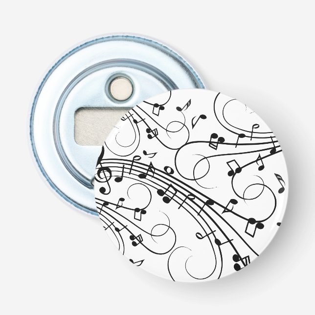 Trendig musikdesign flasköppnare (Framsidan)