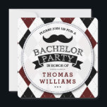 Trendig Mustache Bachelor Party-inbjudningar Inbjudningar<br><div class="desc">Trendig Mustache Bachelor Party-inbjudningar.</div>