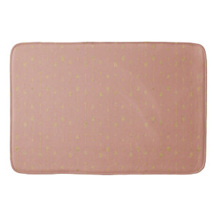 Trendig Muted & Guld Boho Arrows Bath Mat Badrumsmatta