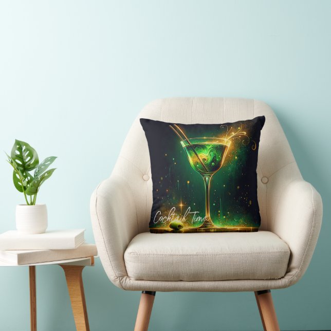 Trendig Neon Party Time Personlig Kudde (Stol)