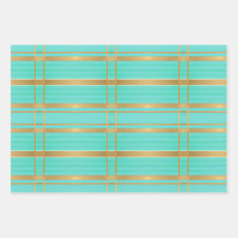 Trendig och Chic Blue och Guld