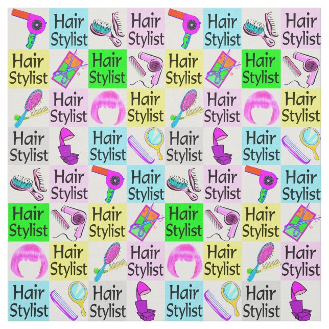 TRENDIG- OCH CHIC-HÅLLSSTYLISTFABRIK TYG (Provkarta)