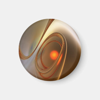 trendig och elegant 3d-design för abstrakt magnet