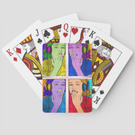 Trendig och färgstark casinokort