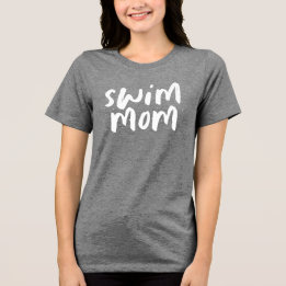 Trendig och snygg T-shirt för simmamman