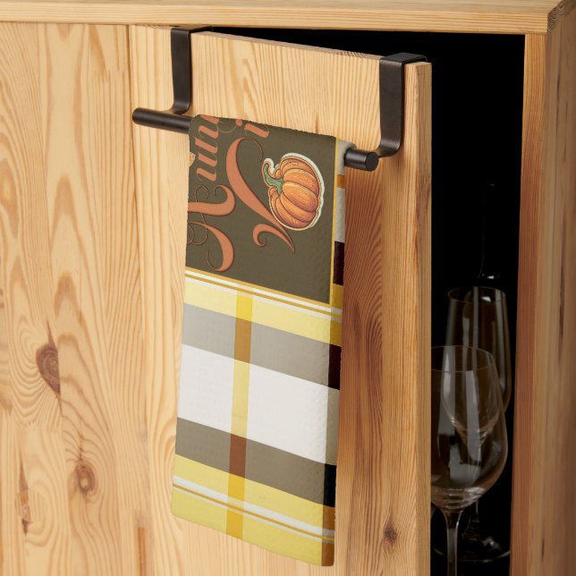 Trendig och Snyggt "Höstvikter" Kökshandduk (Thirds Fold)