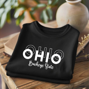 Trendig Ohio Buckeye-tillstånd T-Shirt