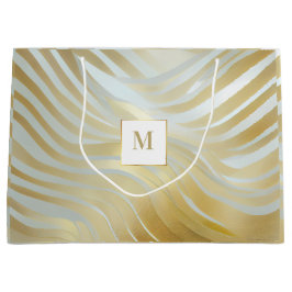 Trendig Opulent Guld och White Multi Patterned