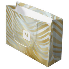 Trendig Opulent Guld och White Multi Patterned