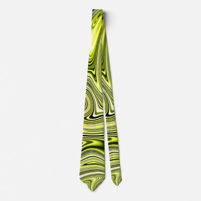 Trendig orange marmorerad virvel slips (Framsida)