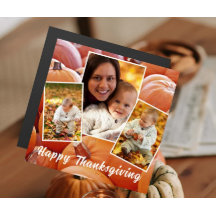 Trendig Orange Pumpkin Happy thanksgiving Magnetic