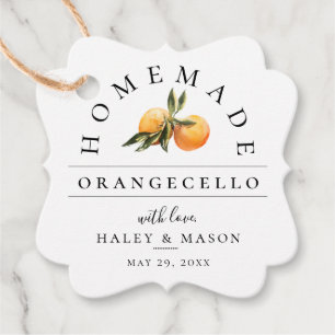Trendig Orangecello Liqueur Bröllop Gåvor Etiketter