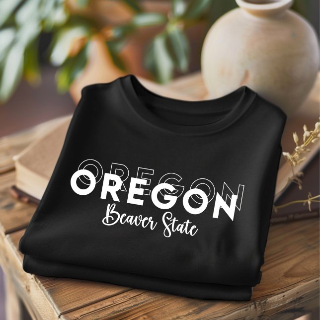 Trendig Oregon Beaver State T-Shirt (Skapare uppladdad)