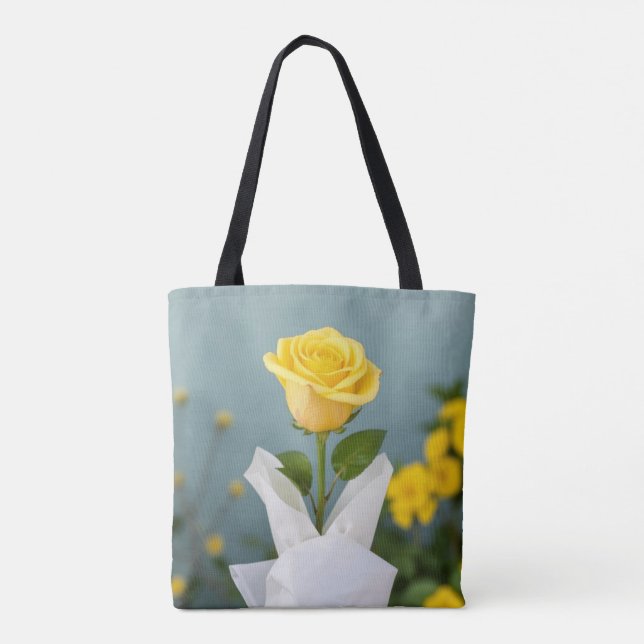 Trendig över utskriften - tålig och Snyggt Tygkasse (Baksida)