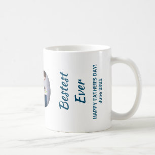 Trendig PAPPA Transparent Bestest Pappa någonsin 3 Kaffemugg