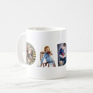 Trendig PAPPA Transparent Bestest Pappa någonsin 3 Kaffemugg
