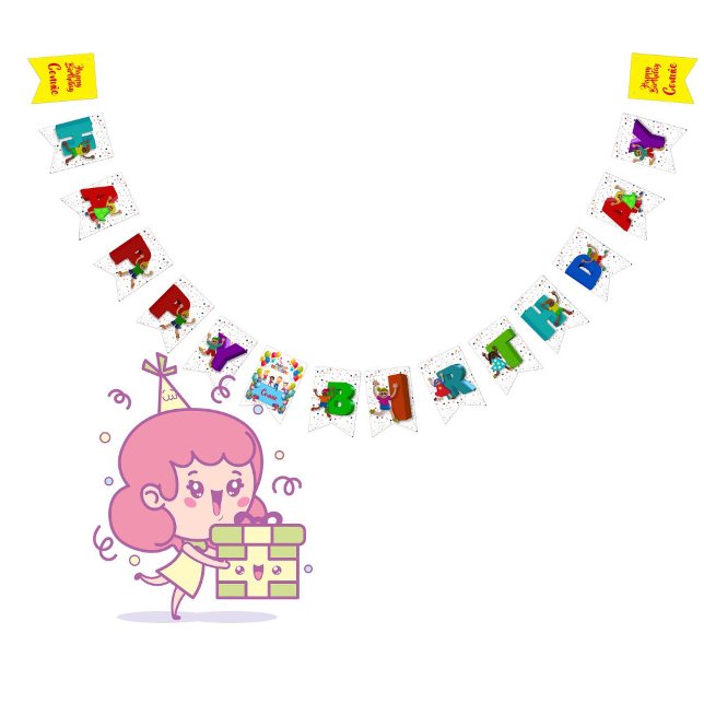 Trendig Party Banners for Birthdays & Events Vimplar (Skapare uppladdad)