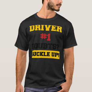 Trendig Påstående Racer Tävla Car Driver T Shirt