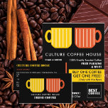 Trendig Pastel Mugg Icons Barista, Café, Coffeehou Reklamblad<br><div class="desc">Trendiget Pastel Mugg Icons Barista,  Café,  Coffehouse-reklam Flyers av Affärskortet Store.</div>