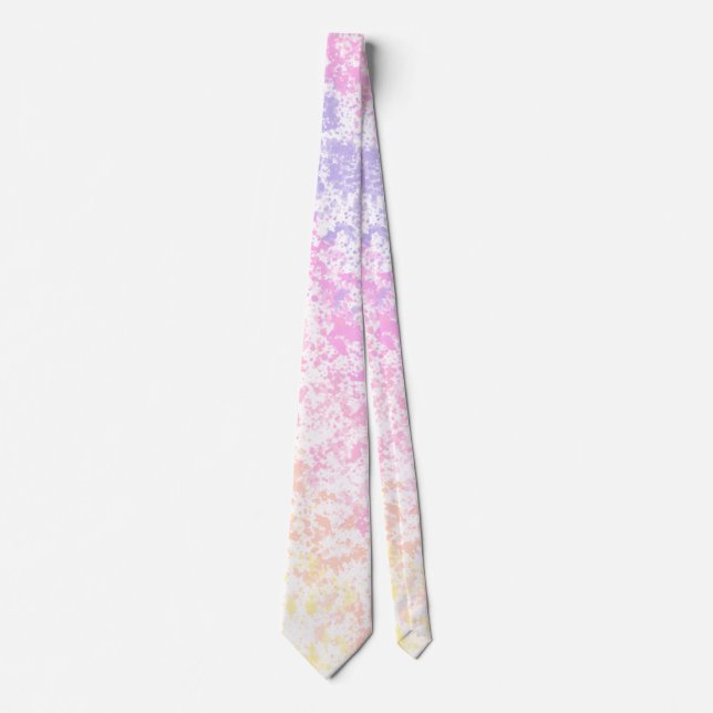 Trendig Pastel Rainbow Splatter Slips (Framsida)