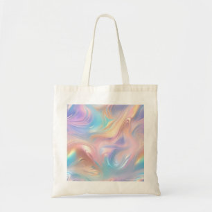 Trendig pastel Rosa Blue gult abstrakt vinkar Tygkasse