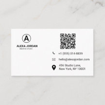Trendig Pastell Watercolor Splatter QR-kod
