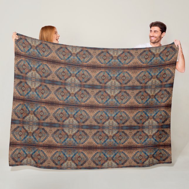 Trendig Persian Bevackra Old Mönster Collection Fleecefilt (På plats)