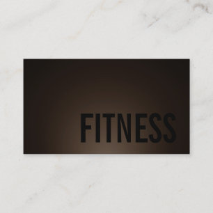 Trendig Personal Fitness Trainer Sports Sepia Brow Visitkort