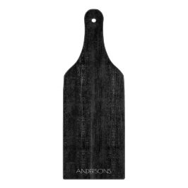 Trendig Personlig Black Wood Clearboard