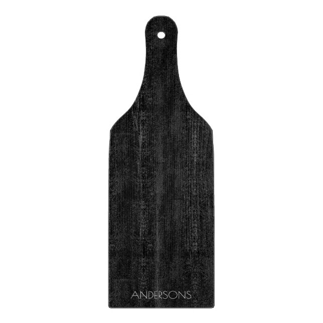 Trendig Personlig Black Wood Clearboard (Framsidan)