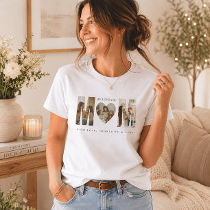 Trendig Personlig Fotograferad T-shirt "VI ÄLSKAR 