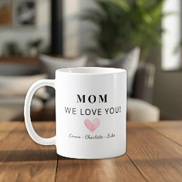 Trendig Personlig Mammas Kaffekopp Vi Älskar Dig