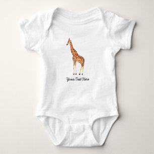Trendig Personlig Safari Animal Söt Giraffe T Shirt
