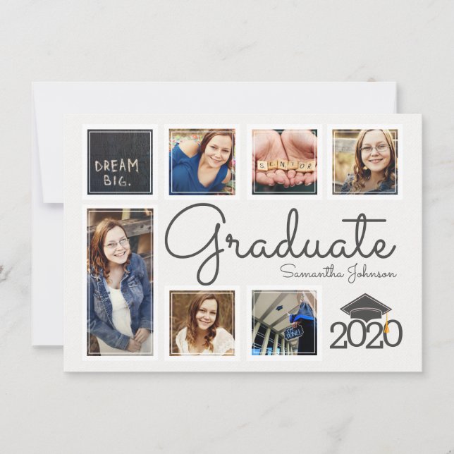 Trendig Photo Collage Cap Student annons (Framsida)
