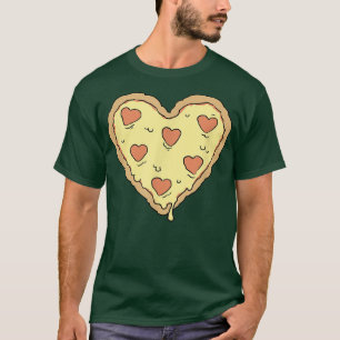 Trendig Pizza Heart Food Humor 33375666 T Shirt