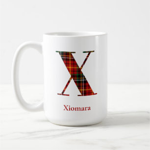 Trendig Play Brev X Monogram Namn jul Kaffemugg