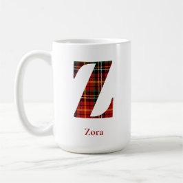 Trendig Play Brev Z Monogram Namn jul Kaffemugg