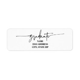 Trendig Popular BUDGET Returadress Lable Returadress Etikett