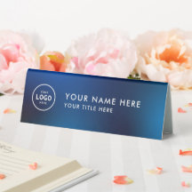 Trendig Professionell Business logotyp Desk Namnsk