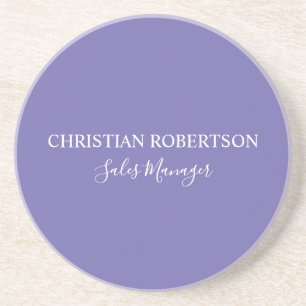 Trendig Professionell Chic Periwinkle Färg Modern Underlägg