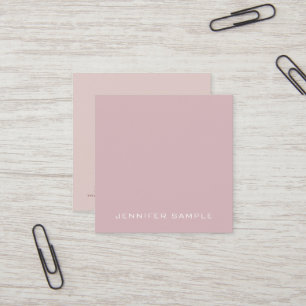 Trendig Professionell Modern Premium Silke-lyx Fyrkantigt Visitkort