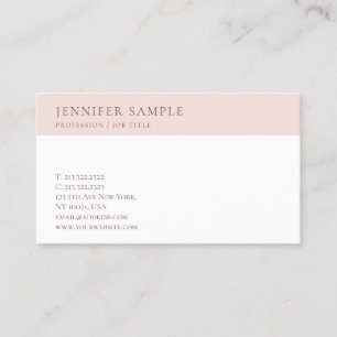 Trendig Professionell Modern Sleek Template Söt Visitkort
