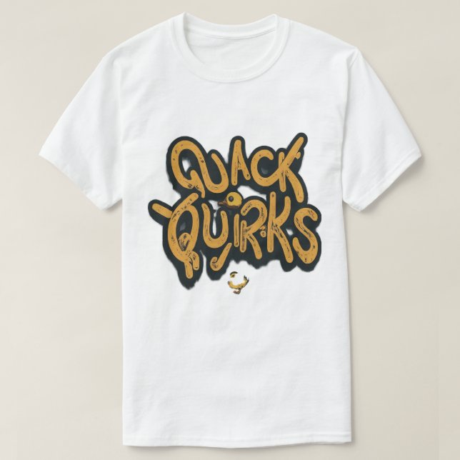 Trendig "Quack Quirks" T-Shirt (Design framsida)
