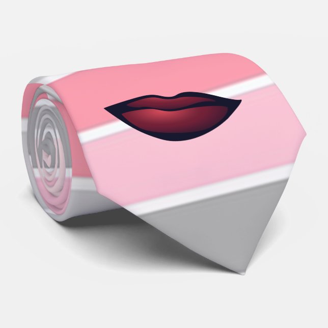 Trendig Rand, Läppar Slips (Rullad)