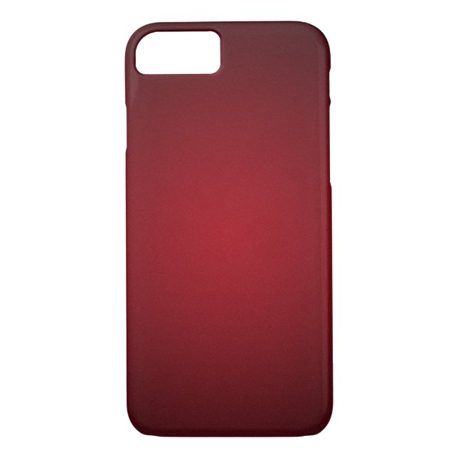 Trendig Red-Black Grainy Vignette Case-Mate iPhone Skal (Baksida)