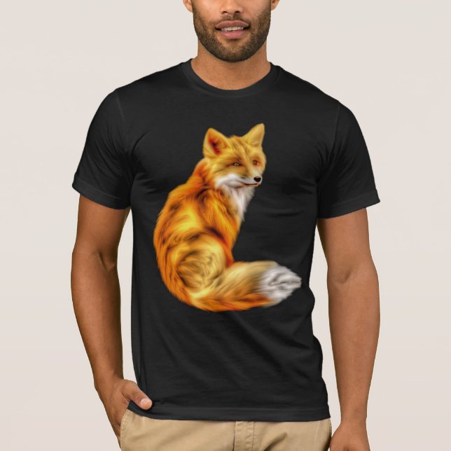 Trendig Red Fox T-Shirt (Framsida)